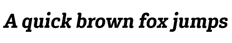 Preview of FONTSPRING DEMO - Gaspo Slab Black It Regular font