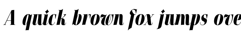 Preview of FONTSPRING DEMO - Gatara Black Italic Regular font