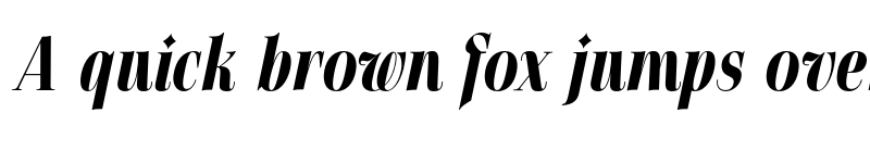 Preview of FONTSPRING DEMO - Gatara Extra Bold Italic Regular font