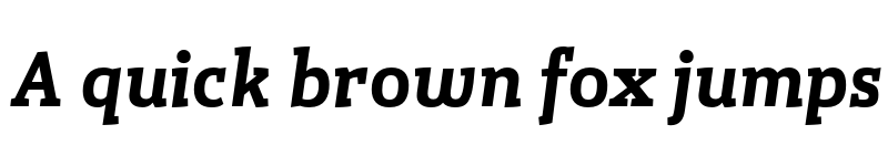 Preview of FONTSPRING DEMO - Gazeta Slab DemiBold Italic Italic font