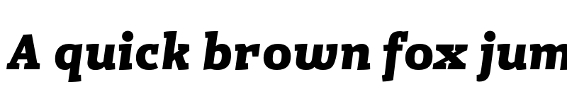 Preview of FONTSPRING DEMO - Gazeta Slab Extra Bold Italic Italic font