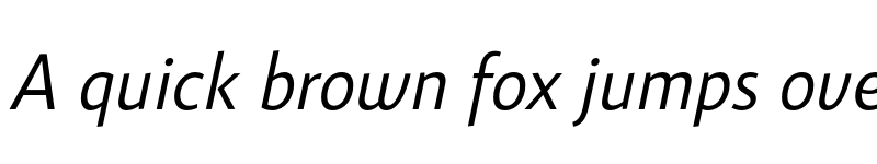 Preview of FONTSPRING DEMO - Gelato Sans Light Italic font