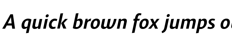 Preview of FONTSPRING DEMO - Gelato Sans Medium Italic font