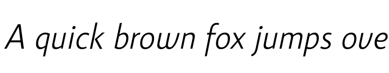 Preview of FONTSPRING DEMO - Gelato Sans Ultra Light Italic font