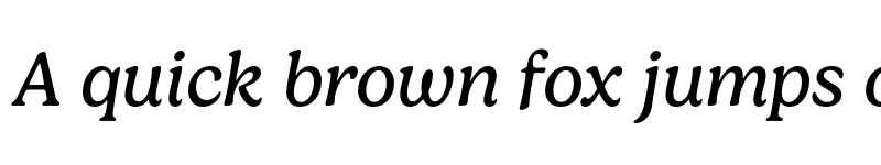 Preview of FONTSPRING DEMO - Gelica Rg Italic font