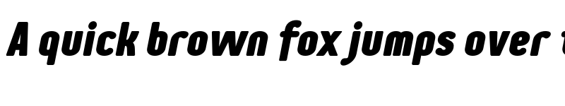 Preview of FONTSPRING DEMO - Genesa Black Italic font