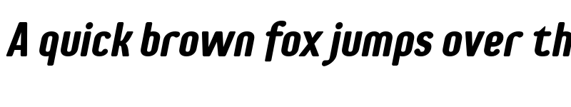 Preview of FONTSPRING DEMO - Genesa Bold Italic font