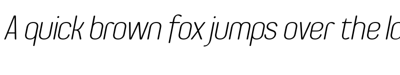 Preview of FONTSPRING DEMO - Genesa Light Italic font