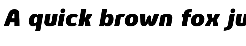 Preview of FONTSPRING DEMO - Genius Black Italic font