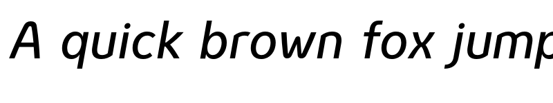 Preview of FONTSPRING DEMO - Genius Medium Italic font