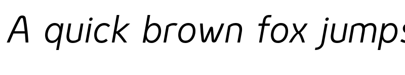 Preview of FONTSPRING DEMO - Genius Regular Italic font