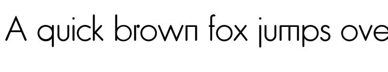 Preview of FONTSPRING DEMO - GeometaRoundedLight Regular font