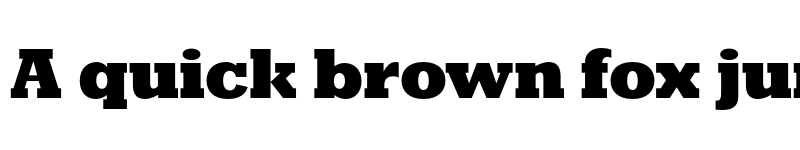 Preview of FONTSPRING DEMO - GeomSlab 712 BT Extra Bold Regular font