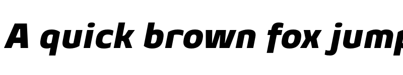 Preview of FONTSPRING DEMO - Geon Black Italic font