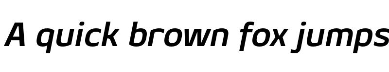 Preview of FONTSPRING DEMO - Geon Bold Italic font