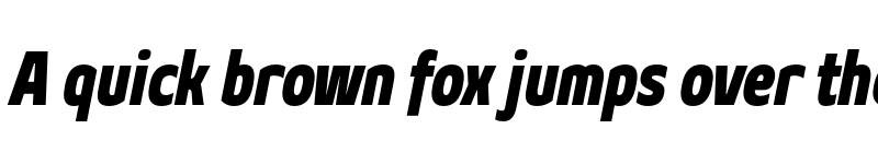 Preview of FONTSPRING DEMO - Geon Condensed Black Italic font