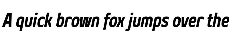 Preview of FONTSPRING DEMO - Geon Condensed ExtraBold Italic font