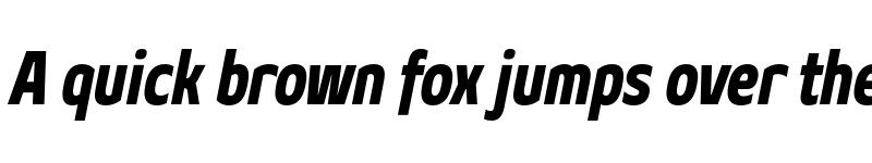 Preview of FONTSPRING DEMO - Geon Condensed Heavy Italic font