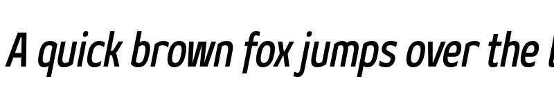 Preview of FONTSPRING DEMO - Geon Condensed Medium Italic font
