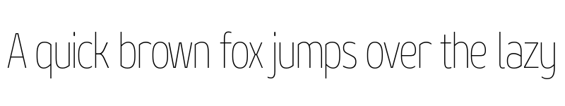 Preview of FONTSPRING DEMO - Geon Condensed Thin Regular font