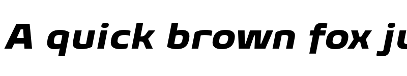 Preview of FONTSPRING DEMO - Geon Expanded Black Italic font