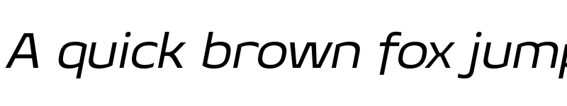 Preview of FONTSPRING DEMO - Geon Expanded Italic font