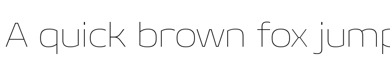 Preview of FONTSPRING DEMO - Geon Expanded Thin Regular font