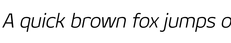 Preview of FONTSPRING DEMO - Geon Light Italic font