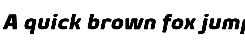 Preview of FONTSPRING DEMO - Geon Soft Black Italic font