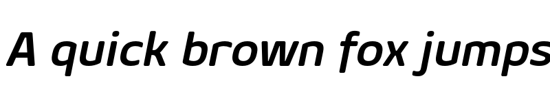 Preview of FONTSPRING DEMO - Geon Soft Bold Italic font