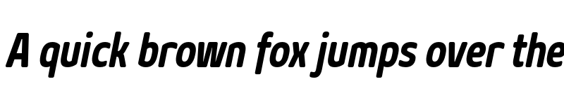 Preview of FONTSPRING DEMO - Geon Soft Condensed ExtraBold Italic font