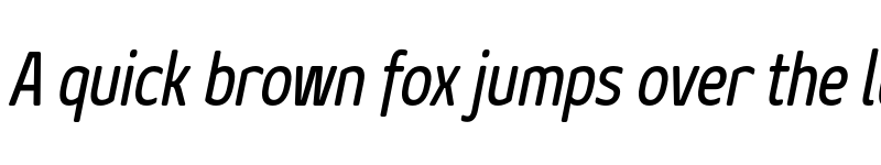 Preview of FONTSPRING DEMO - Geon Soft Condensed Italic font