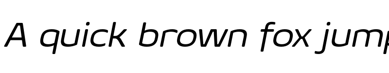 Preview of FONTSPRING DEMO - Geon Soft Expanded Italic font