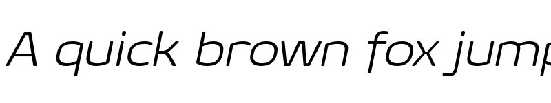 Preview of FONTSPRING DEMO - Geon Soft Expanded Light Italic font