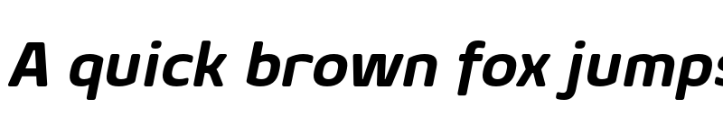 Preview of FONTSPRING DEMO - Geon Soft ExtraBold Italic font