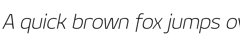 Preview of FONTSPRING DEMO - Geon Soft ExtraLight Italic font