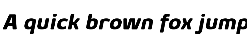 Preview of FONTSPRING DEMO - Geon Soft Heavy Italic font