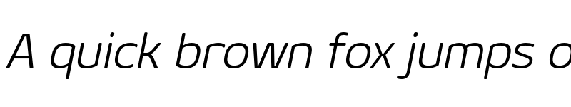 Preview of FONTSPRING DEMO - Geon Soft Light Italic font