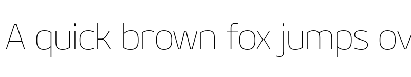 Preview of FONTSPRING DEMO - Geon Thin Regular font