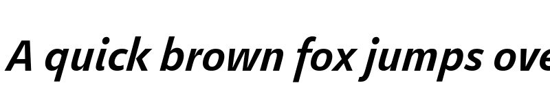 Preview of FONTSPRING DEMO - Geoso Pro DemiBold Italic font