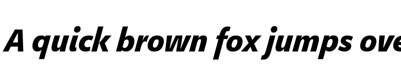 Preview of FONTSPRING DEMO - Geoso Pro ExtraBold Italic font