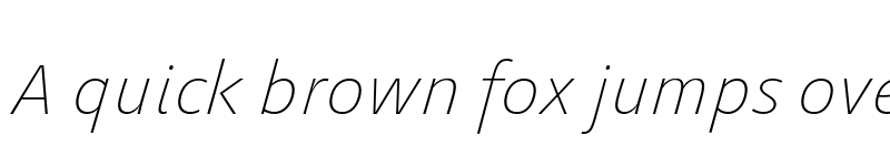 Preview of FONTSPRING DEMO - Geoso Pro Thin Italic font
