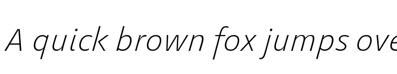 Preview of FONTSPRING DEMO - Geoso Pro UltraLight Italic font