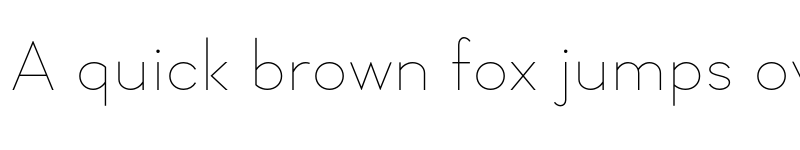 Preview of FONTSPRING DEMO - Geraldton Thin Regular font