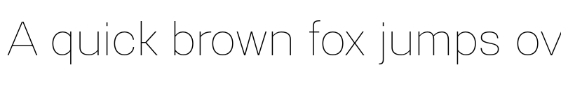 Preview of FONTSPRING DEMO - Gerlach Sans 200 Thin font