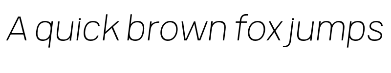 Preview of FONTSPRING DEMO - Germalt Alt ExtraLight Italic font