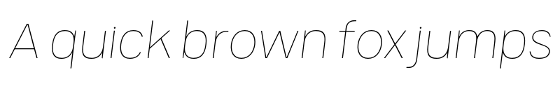 Preview of FONTSPRING DEMO - Germalt Thin Italic font
