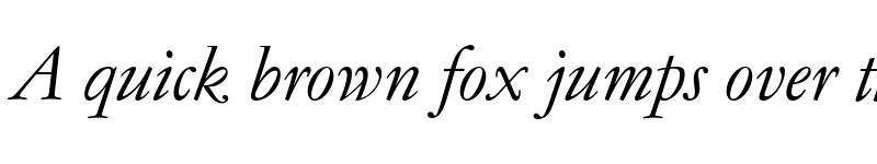 Preview of FONTSPRING DEMO - German Garamond Pro Italic font