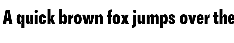 Preview of FONTSPRING DEMO - Gevher Cn Heavy Regular font