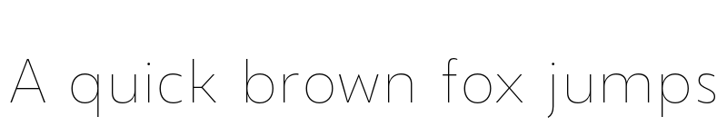 Preview of FONTSPRING DEMO - Gezart ExtraThin Regular font